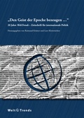 Cover: "Den Geist der Epoche bezeugen ." - WeltTrends