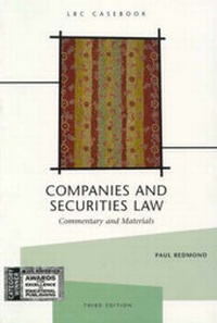 Abbildung von: Companies and Securities Law: Commentary and Materials - Law Book Co of Australasia