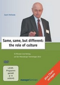 Abbildung von: DVD - Same, same, but different: the role of culture - managerSeminare Verlags GmbH