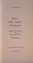Cover: R&ouml;mer - Salier - Staufer - Weinsberger - Stadt Weinsberg