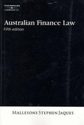 Cover: Australian Finance Law - Law Book Co of Australasia
