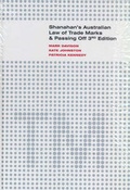 Cover: Shanahan's Australian Law of Trade Marks and Passing off - Law Book Co of Australasia
