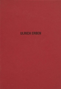 Enlarge image Cover: Ulrich Erben - Kunstverein Ruhr