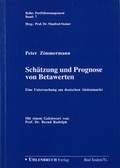 Cover: Sch&auml;tzung und Prognose von Betawerten - Uhlenbruch