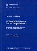 Cover: Aktives Management von Aktienportfolios - Uhlenbruch