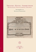 Cover: Theater - Zettel - Sammlungen - Hollitzer Wissenschaftsverlag