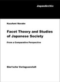 Cover: Facet Theory and Studies of Japanese Society - Bier'sche Verlagsanstalt