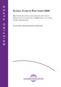 Abbildung von: Globaler Klima-Risiko-Index 2006 - Germanwatch Nord-Süd Initiative e.V.