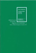 Cover: Gottfried Keller in Berlin 1850-1855 - Stiftung Kleist-Museum