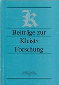 Cover: Beitr&auml;ge zur Kleist-Forschung 2000 - Stiftung Kleist-Museum