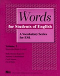 Cover: Words for Students of English - The University of Michigan Press