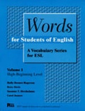 Cover: Words for Students of English - The University of Michigan Press