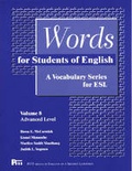 Cover: Words for Students of English - The University of Michigan Press