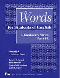 Enlarge image Cover: Words for Students of English - The University of Michigan Press