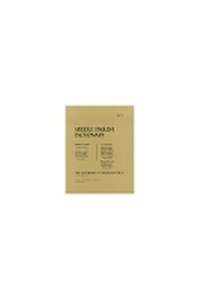 Enlarge image Cover: Middle English Dictionary - The University of Michigan Press