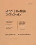 Cover: Middle English Dictionary - The University of Michigan Press