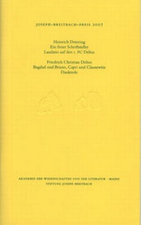 Enlarge image Cover: Joseph-Breitbach-Preis 2007 - Akademie d. Wissenschaften u. d. Literatur