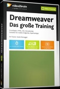 Cover: Dreamweaver CC - Das gro&szlig;e Training - video2brain Gerhard Koren