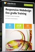 Cover: Responsive Webdesign - Das gro&szlig;e Training - video2brain Gerhard Koren