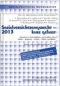 Cover: Sozialversicherungsrecht 2013 - kurz gefasst - Trauner Verlag