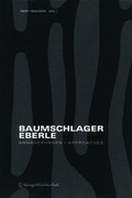 Cover: Baumschlager Eberle Ann&auml;herungen - Approaches - Birkh&auml;user Verlag GmbH
