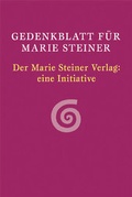 Cover: Gedenkblatt f&uuml;r Marie Steiner - Marie Steiner Verlag