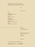 Cover: An envelope for arts, sciences, politics and us - Birkh&auml;user Verlag GmbH