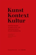 Cover: Kunst/Kontext/Kultur - Birkh&auml;user Verlag GmbH