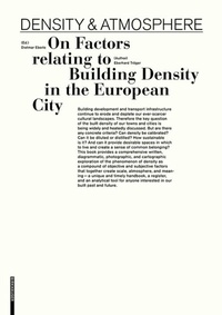 Enlarge image Cover: Density & Atmosphere - Birkhäuser Verlag GmbH