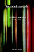 Cover: Ich nehm's pers&ouml;nlich - Bookspot Verlag