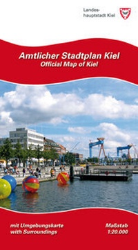 Abbildung von: Amtlicher Stadtplan Kiel - Landeshauptstadt Kiel Amt f. Bauordnung, Vermessung u. Geoinformation