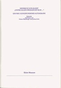 Cover: Heinrich von Kleist "Unter allen Zweigen ist Ruh ..." - Stiftung Kleist-Museum