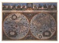 Cover: Blaeu's World Map von 1665 (Digitaldruck) - INTERKART Landkarten & Globen