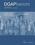 Cover: Regional Leaders in the Global Security Arena. Interests, Strategies and Capabilities - Deutsche Gesellschaft f&uuml;r Ausw&auml;rtige Politik