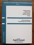 Cover: eGovernment in Forschung und Praxis - Grimberg, K