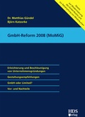 Cover: GmbH-Reform 2008 (MoMiG) - HDS