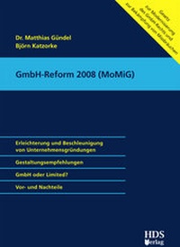 Abbildung von: GmbH-Reform 2008 (MoMiG) - HDS