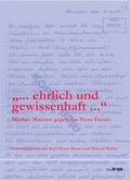 Cover: "... ehrlich und gewissenhaft..." - Verlag am Turm | zba.BUCH