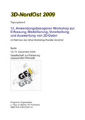 Cover: 3D-NordOst 2009 - Gesellschaft z. F&ouml;rderung angewandter Informatik