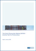 Cover: The French Photovoltaic Market 2007/08 - Hoehner Research & Consulting Group