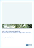 Cover: Gesundheitsmanagement 2007/08 - Hoehner Research & Consulting Group
