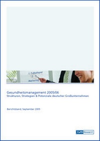 Abbildung von: Gesundheitsmanagement 2005/06 - Hoehner Research & Consulting Group