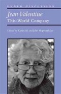 Cover: Jean Valentine - The University of Michigan Press