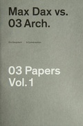 Cover: Max Dax vs. 03Arch - 03 Arch. GmbH