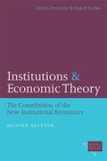 Cover: Institutions and Economic Theory - The University of Michigan Press