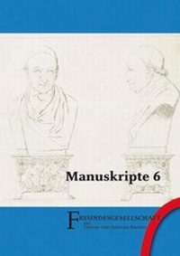 Enlarge image Cover: Manuskripte 6 - Freundesges. d. Goethe- und Schiller-Archivs Weimar