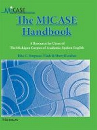 Abbildung von: The MICASE Handbook - The University of Michigan Press