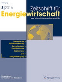 Abbildung von: Zeitschrift für Energiewirtschaft - Springer Vieweg