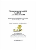 Cover: Wissenstransferprojekt KontAkS - Abschlussbericht - IMI-Verlag