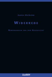 Abbildung von: Widerrede - Edition Gegensicht